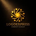 画像12: 人々の繋がりと躍動ロゴ (12)