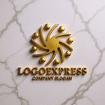 画像13: 人々の繋がりと躍動ロゴ (13)