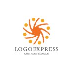 画像3: 人々の繋がりと躍動ロゴ (3)