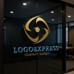 画像15: 渦巻く葉っぱのオーガニック循環ロゴ (15)