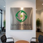 画像7: 渦巻く葉っぱのオーガニック循環ロゴ (7)