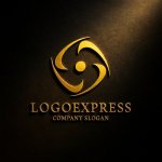 画像12: 渦巻く葉っぱのオーガニック循環ロゴ (12)