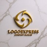 画像13: 渦巻く葉っぱのオーガニック循環ロゴ (13)