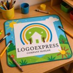 画像8: 虹と家、自然の温かいロゴ (8)