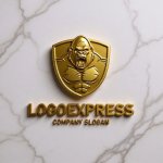 画像13: 雄々しいゴリラとシールドの力強いロゴ (13)