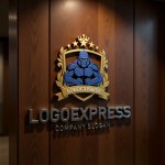 画像5: 雄々しいゴリラのエンブレムロゴ (5)