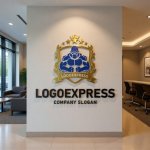 画像10: 雄々しいゴリラのエンブレムロゴ (10)