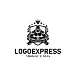 画像3: 雄々しいゴリラのエンブレムロゴ (3)