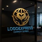 画像15: 大地と新たな芽を育む手と心ロゴ (15)