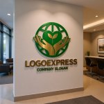 画像10: 大地と新たな芽を育む手と心ロゴ (10)