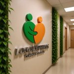 画像15: 抱き合う人型ハートの温かいロゴ (15)