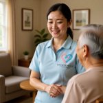 画像7: リボンが重なり合うハートの繋がりロゴ (7)