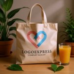 画像8: リボンが重なり合うハートの繋がりロゴ (8)