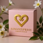 画像10: リボンが重なり合うハートの繋がりロゴ (10)