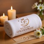 画像5: 優雅なEと輝く星の自然派ロゴ (5)