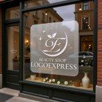 画像7: 優雅なEと輝く星の自然派ロゴ (7)