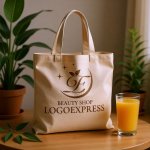 画像8: 優雅なEと輝く星の自然派ロゴ (8)