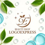 画像9: 優雅なEと輝く星の自然派ロゴ (9)