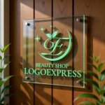 画像11: 優雅なEと輝く星の自然派ロゴ (11)