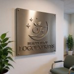 画像13: 優雅なEと輝く星の自然派ロゴ (13)