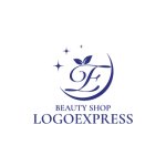 画像3: 優雅なEと輝く星の自然派ロゴ (3)