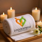 画像5: 連結する人型ハートの温かいロゴ (5)