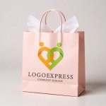 画像6: 連結する人型ハートの温かいロゴ (6)