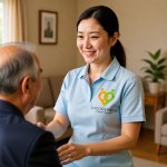 画像7: 連結する人型ハートの温かいロゴ (7)