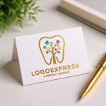 画像16: 歯の木成長ロゴ (16)