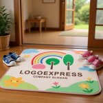 画像6: 虹と木々の優しい風景ロゴ (6)