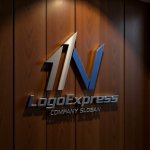 画像5: 1とN字の力強い上昇ロゴ (5)