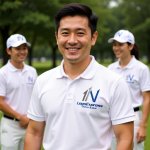 画像14: 1とN字の力強い上昇ロゴ (14)