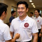 画像14: 力強く咆哮する龍の円形ロゴ (14)