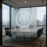 画像11: 力強く咆哮する龍の円形ロゴ (11)