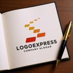 画像7: S字の階段型成長ロゴ (7)