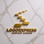 画像14: S字の階段型成長ロゴ (14)