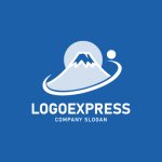 画像4: 富士山と日の出のグローバル成長ロゴ (4)