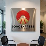 画像8: 富士山と星が輝く日の出ロゴ (8)