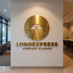 画像11: 富士山と星が輝く日の出ロゴ (11)