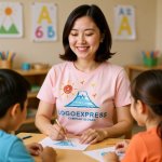 画像6: 手描き風の富士山、太陽と鳥の風景ロゴ (6)