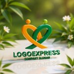 画像13: 人々の繋がりを象徴するハートロゴ (13)