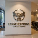 画像11: 雄々しい鷲のエンブレムロゴ (11)