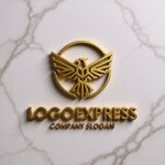 画像14: 雄々しい鷲のエンブレムロゴ (14)