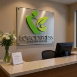 画像9: 人型と葉が融合したK字の自然派成長ロゴ (9)