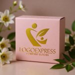 画像11: 人型と葉が融合したK字の自然派成長ロゴ (11)