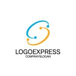 画像3: S字とドットのテクノロジー連結ロゴ (3)