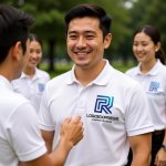 画像14: R字のシャープなテクノロジーラインロゴ (14)