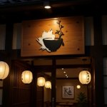 画像12: 茶碗と若葉の墨絵風ロゴ (12)