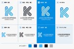 画像18: K字のラインアート連結ロゴ (18)