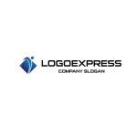 画像2: ダイナミックなi字型の人型とダイヤモンドのロゴ (2)